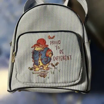 오늘만 가격 인하! 스트라이프 패턴 백팩 패딩턴