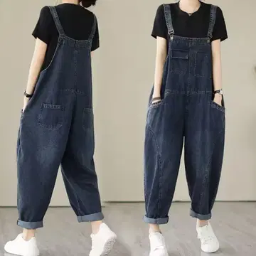 살로펫 데님 올인원 카고