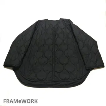 [새상품급] FRAMeWORK 프레임워크 2WAY 퀼팅 블루종