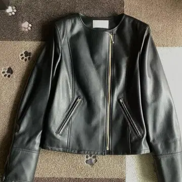 any SiS 블랙 양가죽 자켓 사이즈 3