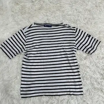 세인트 제임스 보트넥 보더 반팔 티셔츠