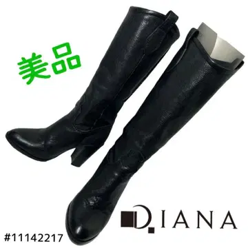 다이애나 블랙 페코스 롱 부츠