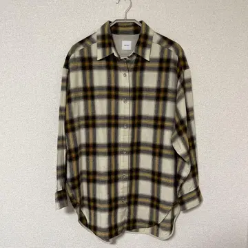 Spick & Span 옴브레 체크 루즈 셔츠
