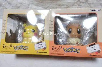2개 세트 룩업 포켓몬 피규어 피카츄 이브이 포켓몬 센터