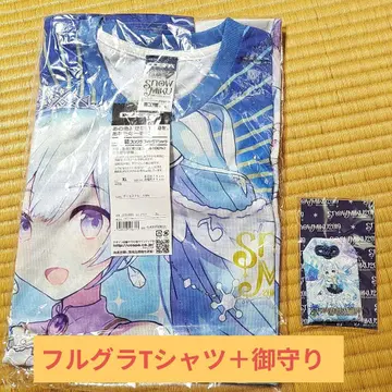 SNOW MIKU 2019 풀그라 셔츠, 눈의 부적
