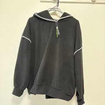 플리스 후드티 FREAK'S STORE 블랙