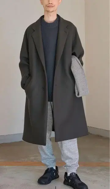 UNITEDARROWS FAbRICA 멜톤 체스터 코트