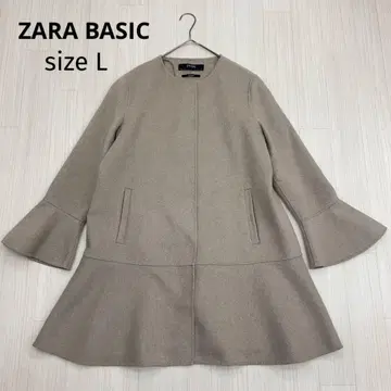 ZARA BASIC 자라 베이직 노카라 울 코트 아우터