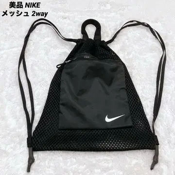 새상품급 NIKE 나이키 냅색 헬스장 백 메쉬 2way 블랙