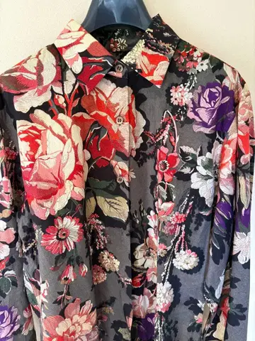 DRIES VAN NOTEN 플라워 프린트 셔츠 36