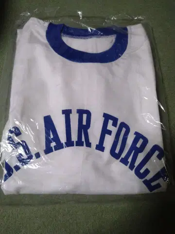 60s U.S. AIR FORCE 티셔츠 데드 레어 봉투 포함
