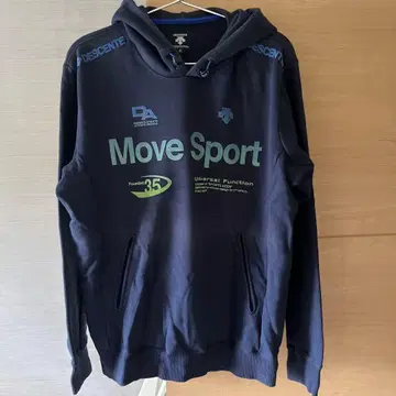 DESCENTE Move Sport 후드티 / L 사이즈 네이비