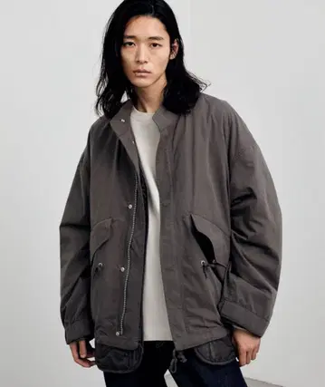 WYM LIDNM 레이어드 3WAY 밀리터리 블루종