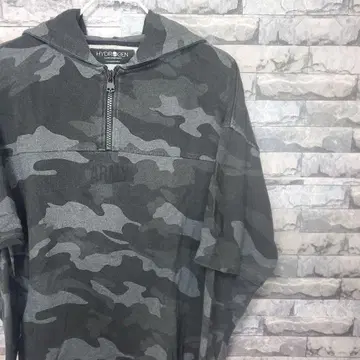 초레어 HYDROGEN 그레이 카모플라쥬 집업 후디 오버 사이즈