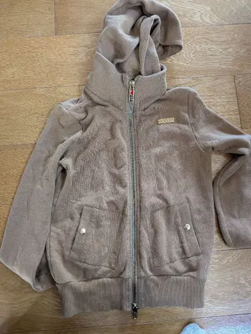 LB-03 브라운 후드 부착 집업 후드티 가격 인하