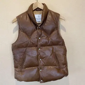 양가죽 램 가죽 다운 베스트 UNITED ARROWS
