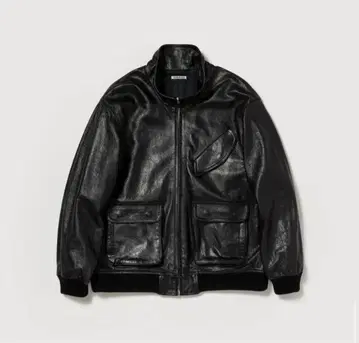 3 25aw AURALEE LAMB LEATHER ZIPBLOUSON