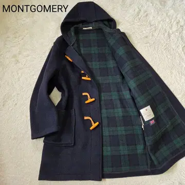 새상품급 몽고메리 더플 코트 티베트 사이즈 XL 상당 다크 네이비