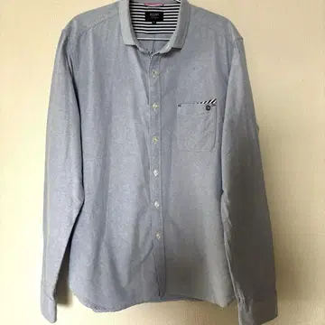 BEAMS 남성용 데님 셔츠 XL