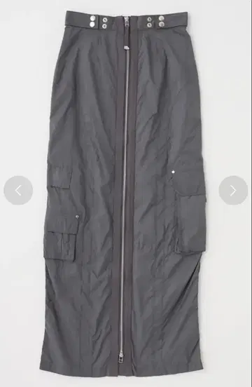 MOUSSY 지퍼 롱 스커트
