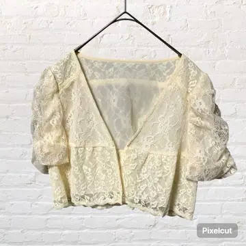 11381 필필즈 볼레로 전체 레이스 겉옷 베이지 결혼식 2차 모임