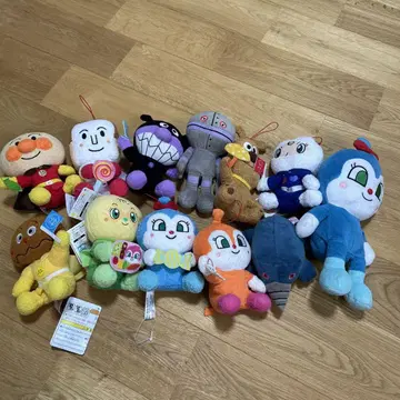 호빵맨 봉제 인형 세트
