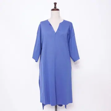 플레인피플 스키퍼 I 라인 원피스 사이드 슬릿 파랑 3*HD818