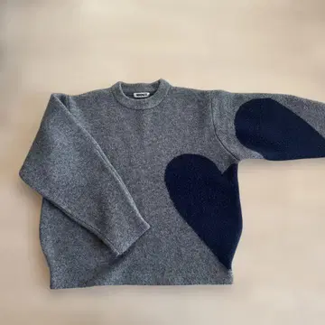 NKNIT 하트 긴팔 니트 스웨터 0