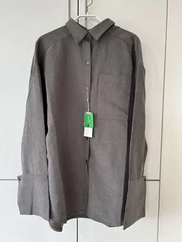 SELECT MOCA 그레이 긴팔 셔츠