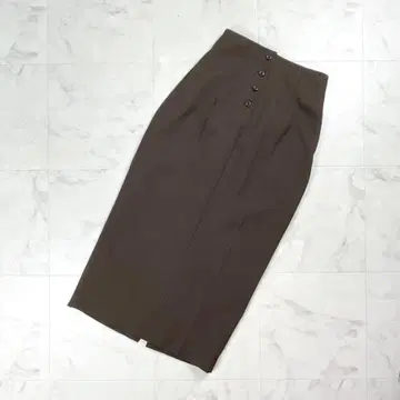 아스트라트 도비 페그탑 롱 스커트 펜슬 브라운 0*HD26