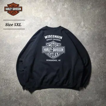 HARLEYDAVIDSON 할리데이비슨 맨투맨 트레이닝복 블랙