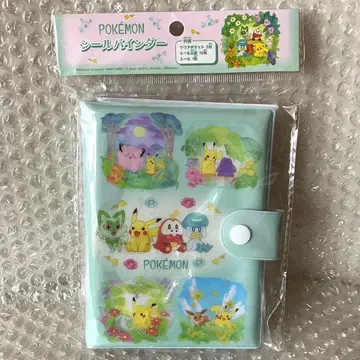 포켓몬 포케피스 씰 바인더 씰북 그린 피카츄