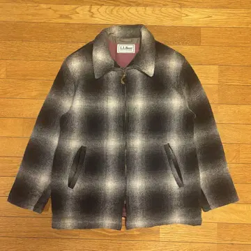 80's LLBEAN 옴브레 울 자켓