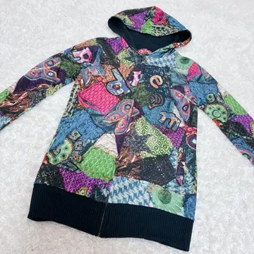 Desigual 데시구알 빈티지 후드티 나비 컬러풀