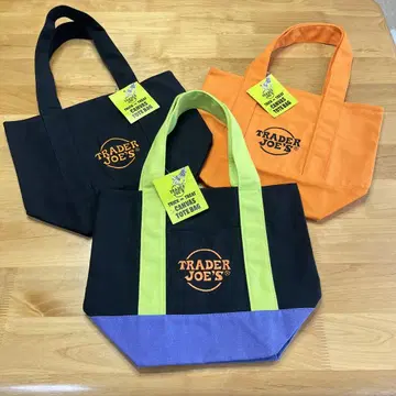 3종 세트 TRADER JOE'S 할로윈 한정판 미니 토트백 당일 발송