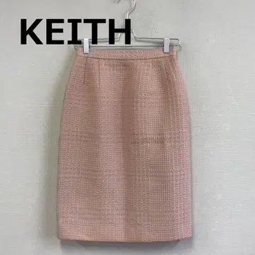 H1014A16 [ KEITH ] 울 자카드 타이트 스커트