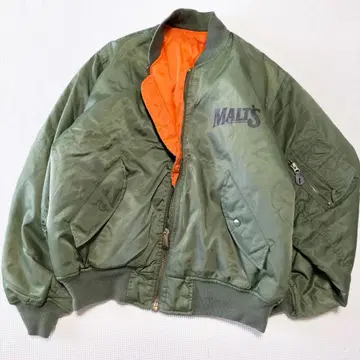몰츠 MALT'S 나일론 MA-1 타입 블루종 sizeL 리버서블