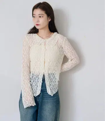 Kastane 카라 레이스 풀오버