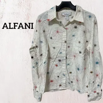ALFANI 꽃무늬 긴팔 셔츠 14호