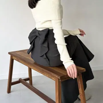 JUNOAH 백리본 머메이드 스커트