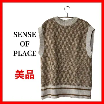 SENSEOFPLACE 센스 오브 플레이스 베스트 니트 B1527