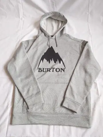 BURTON 그레이 후드티
