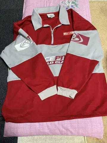 90s PNB nation 네이션 하프 지퍼 넉넉한