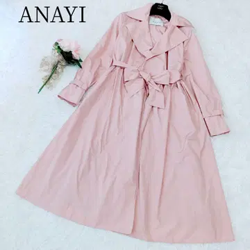 현행 택 [ ANAYI/아나이 ] 발수 트렌치코트 스프링 벨트 롱