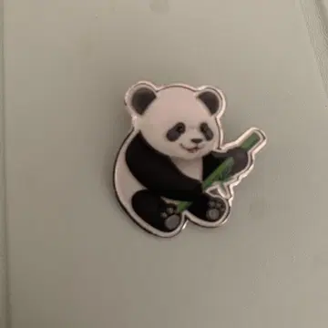 중국관 한정판 팬더 핀 배지