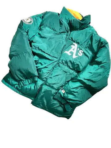 로데오 크라운 MLB 콜라보 다운 자켓