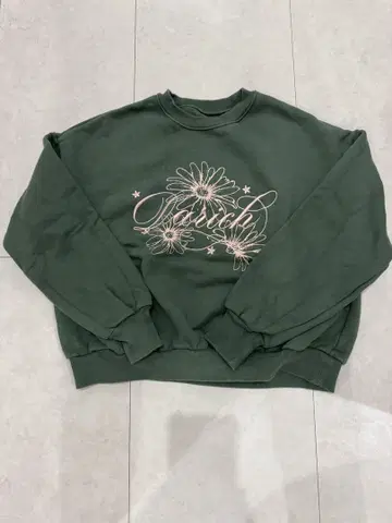 [ 새상품급 ] 다리치 거베라 모티브 풀오버