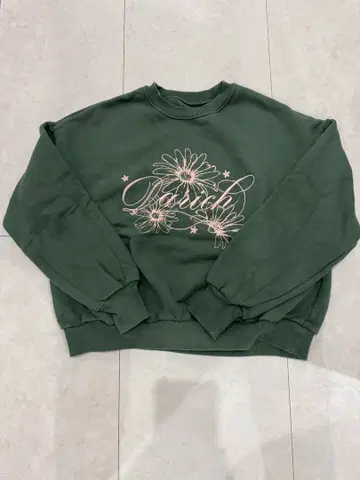 [ 새상품급 ] 다리치 거베라 모티브 풀오버