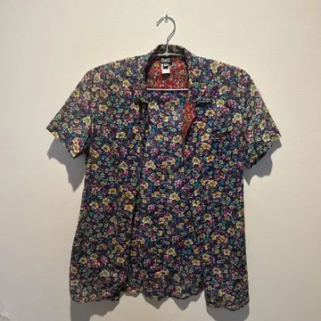 D&G 꽃무늬 반팔 셔츠 플로럴 패턴 셔츠