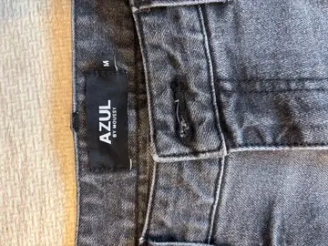 정가 8000엔 미사용 새상품 AZUL 남성용 스트레이트 데님
